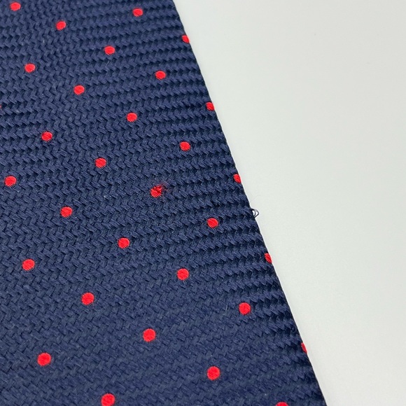 Ermenegildo Zegna Necktie Irregular Men's Twin Tie 100% Silk Made In Italy EUC - Picture 3 of 10